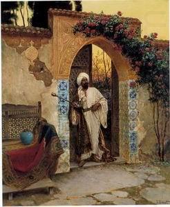 Arab or Arabic people and life. Orientalism oil paintings 10, unknow artist